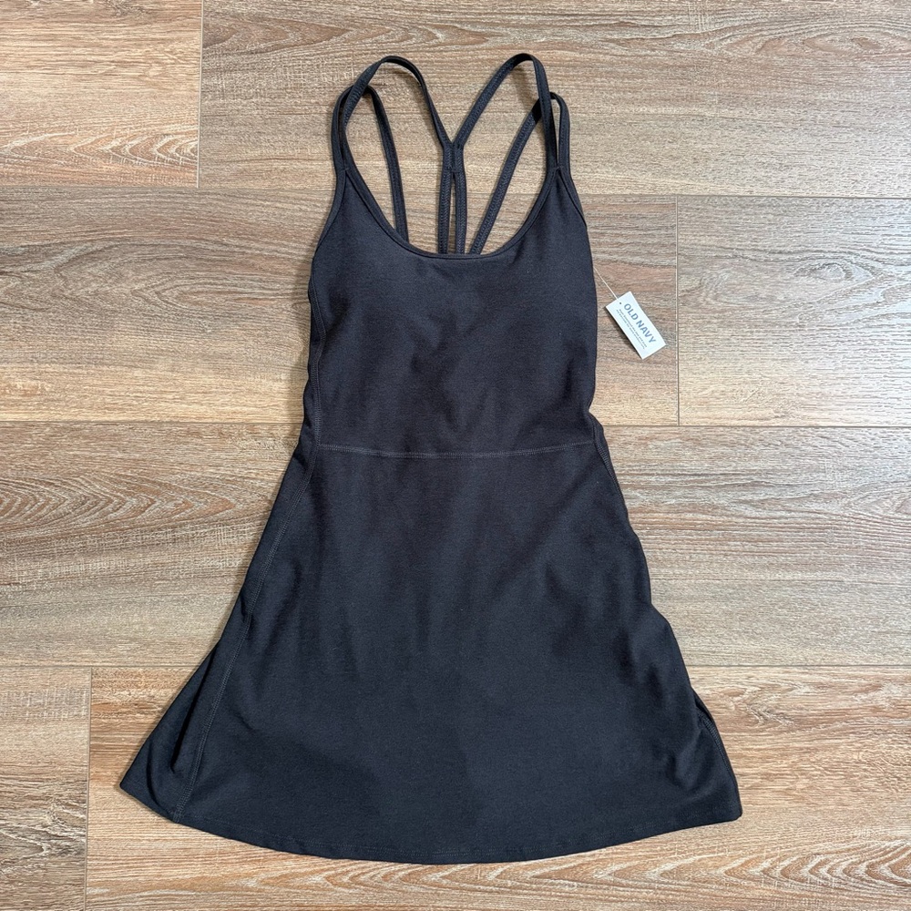 Old Navy Black Athletic Dress